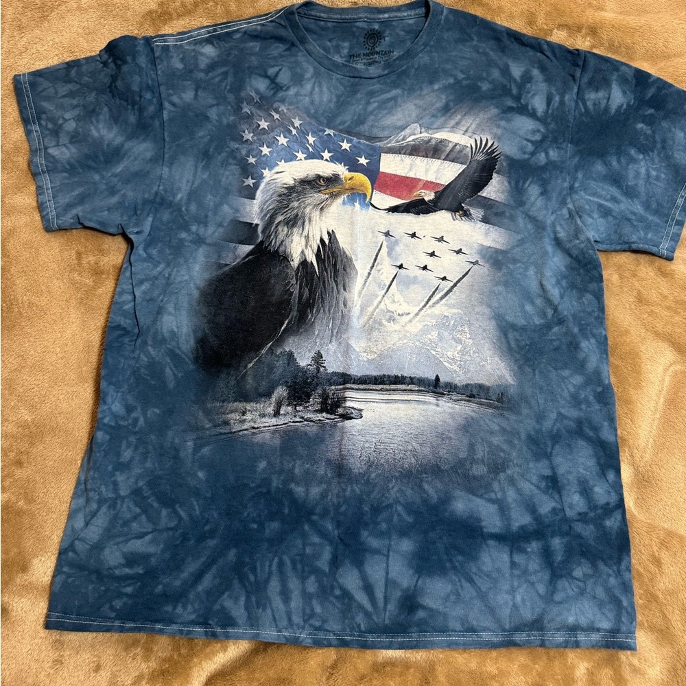 The Mountain Blue Tie-Dye T-Shirt